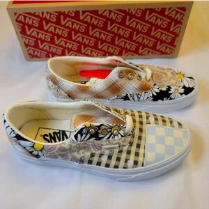 Vans Era Skate Shoes Meadow Patchwork Unisex W-8 M -6.5 Multicolor Fabric.
